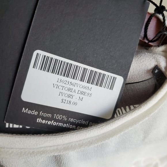 Reformation Victoria in Ivory size M NWT - Picture 7 of 8